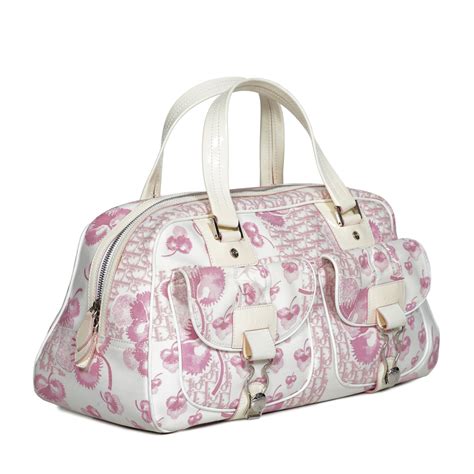 christian dior pink flower polochon handbag|lady Dior handbags.